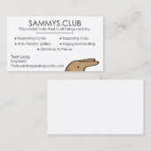 SAMMYS CLUB VISITEKAARTJE (Voorkant / Achterkant)