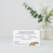 SAMMYS CLUB VISITEKAARTJE (Staand voorkant)