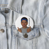 #sammytime de knoop van het Show Sammy van steun Ronde Button 7,6 Cm (In situ)