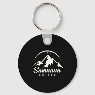 Samnaun Zwitserland Skigebied Snowboarden Sleutelhanger