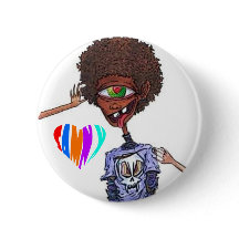 Samnx Afro Love Button