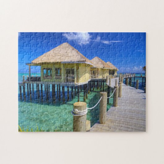 Samoa Beach Huts. Legpuzzel (Horizontaal)