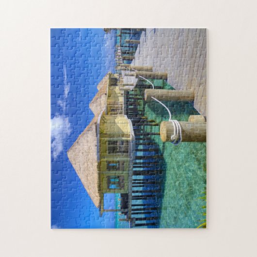 Samoa Beach Huts. Legpuzzel (Verticaal)