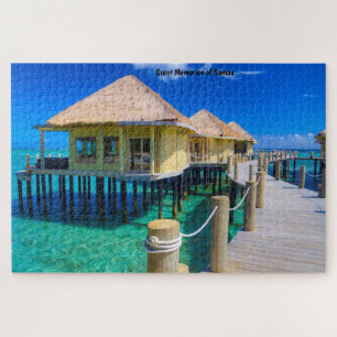 Samoa Beach Scene Jigzaag Puzzle Legpuzzel