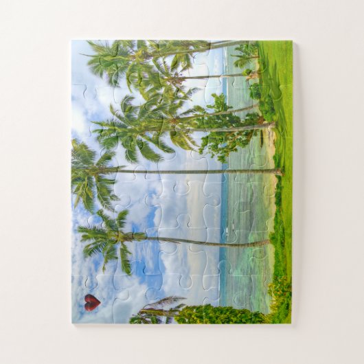 Samoa Beach Scene Legpuzzel (Verticaal)