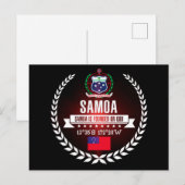Samoa Briefkaart (Voorkant / Achterkant)