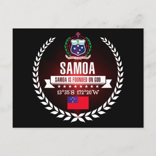 Samoa Briefkaart (Voorkant)