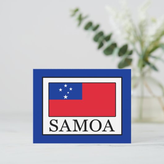 Samoa Briefkaart (Staand voorkant)