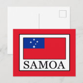Samoa Briefkaart (Voorkant / Achterkant)