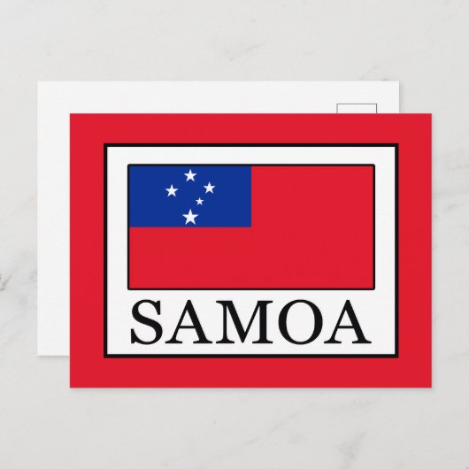 Samoa Briefkaart (Voorkant / Achterkant)
