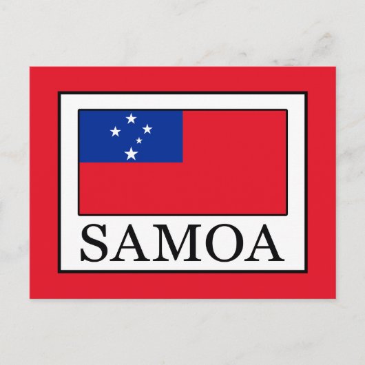 Samoa Briefkaart (Voorkant)