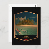 Samoa Briefkaart (Voorkant / Achterkant)