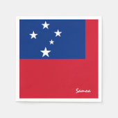 Samoa en Samoa Vlag partij mode / sportfans Servet (Voorkant)