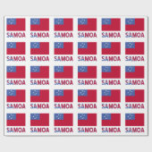 Samoa en Samoaanse vlag Cadeaupapier (Vlak)