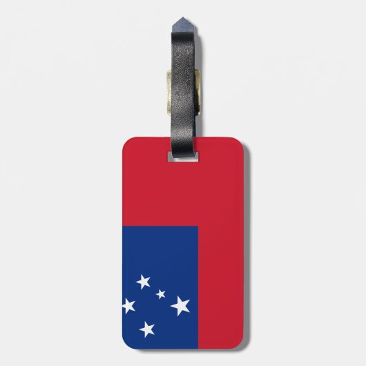 Samoa Flag Bagagelabel (Achterkant verticaal)