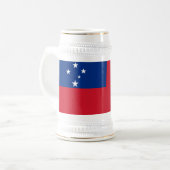 Samoa Flag Bierpul (Voorkant links)
