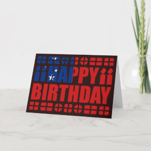 Samoa Flag Birthday Card Kaart