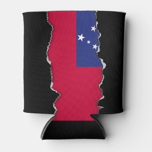 Samoa Flag Blikjeskoeler (Voorkant)