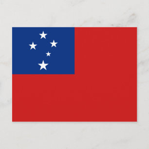 Samoa Flag Briefkaart