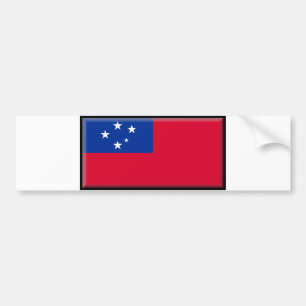 Samoa Flag Bumpersticker