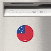 Samoa Flag Charming Patriotic Magneet (Insitu (Vaatwasser))