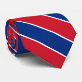 Samoa Flag Colors Elegant Stropdas (Opgerold)