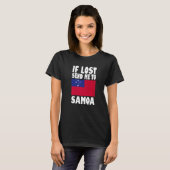 Samoa Flag Design  If lost send me to Samoa Premiu T-shirt (Voorkant volledig)