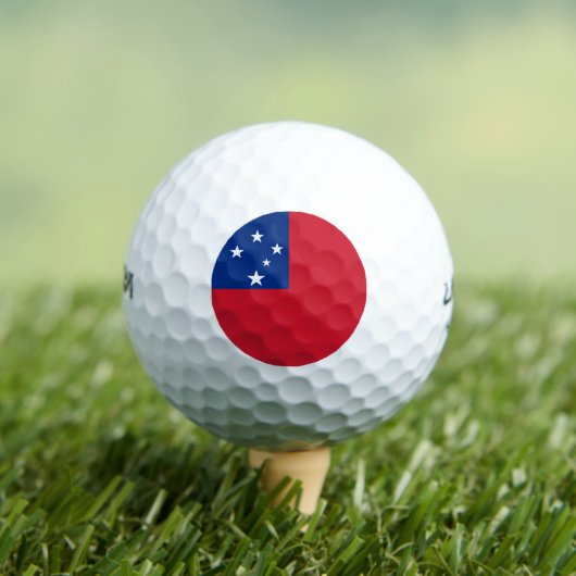 Samoa Flag Golfballen (Insitu Shirt)
