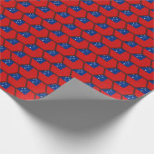Samoa Flag Honeycomb Wrapping Paper Cadeaupapier (Hoek)