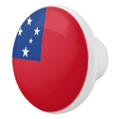 Samoa Flag Keramische Knop (Rechts)