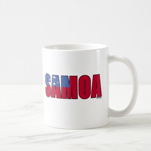Samoa Flag Koffiemok (Rechts)