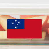 Samoa Flag Labels (Aangebracht)