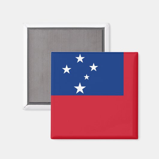 Samoa Flag Magneet (Voorkant / Achterkant)