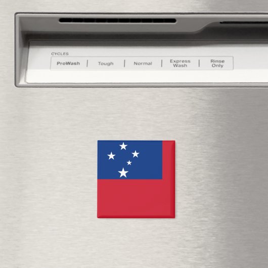 Samoa Flag Magneet (Insitu (Vaatwasser))
