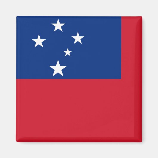 Samoa Flag Magneet (Voorkant)