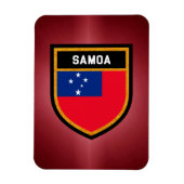 Samoa Flag Magneet (Verticaal)