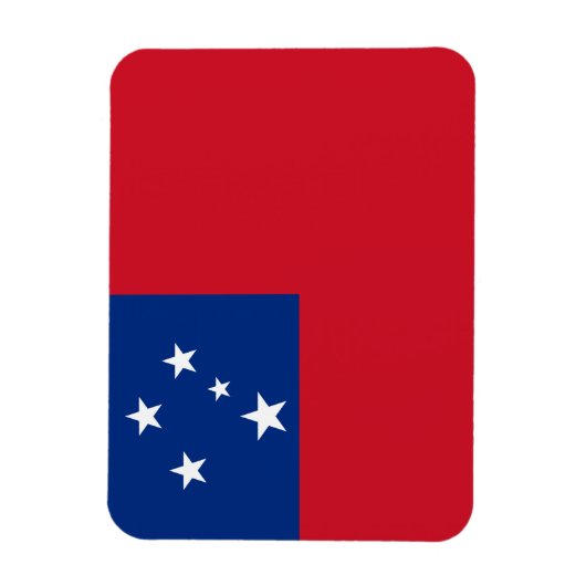 Samoa Flag Magneet (Verticaal)