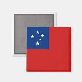 Samoa Flag Magnet (Voorkant / Achterkant)
