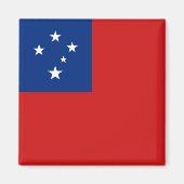 Samoa Flag Magnet (Voorkant)