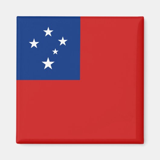 Samoa Flag Magnet (Voorkant)