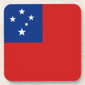 Samoa Flag Onderzetter (Voorkant)