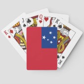 Samoa Flag Pokerkaarten (Achterkant)