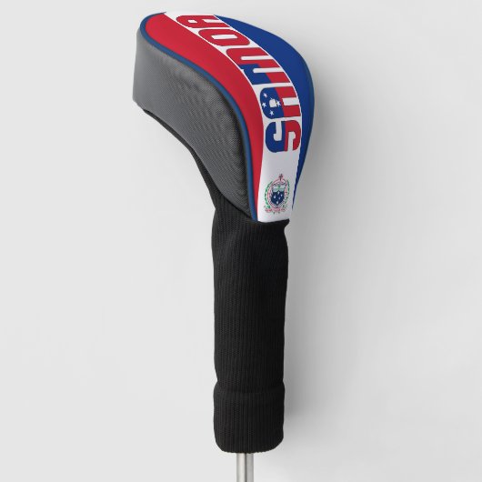 Samoa Flag Prachtige Patriotic Golfheadcover (Schuin)