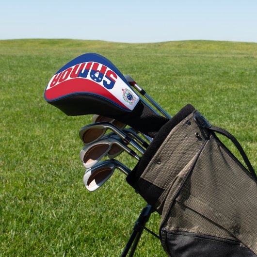 Samoa Flag Prachtige Patriotic Golfheadcover (Insitu)