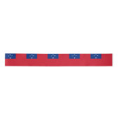 Samoa Flag Satijnen Lint (Voorkant)