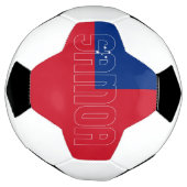 Samoa Flag Schattig Patriotic Voetbal (Gedraaid)