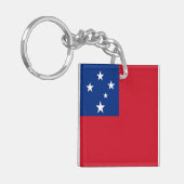 Samoa Flag Sleutelhanger (Voorkant Links)