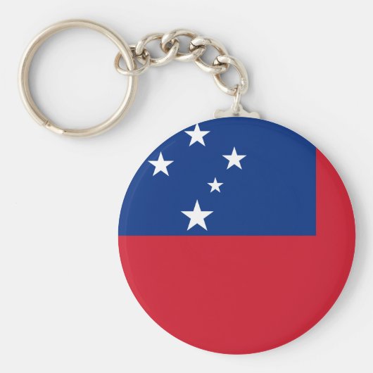 Samoa Flag Sleutelhanger (Voorkant)