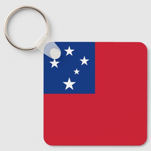 Samoa Flag Sleutelhanger (Voorkant)