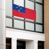 Samoa Flag Spandoek (Buitenkant Gebouw)